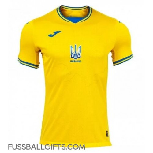 Ukraine Fußballbekleidung Heimtrikot EM 2024 Kurzarm
